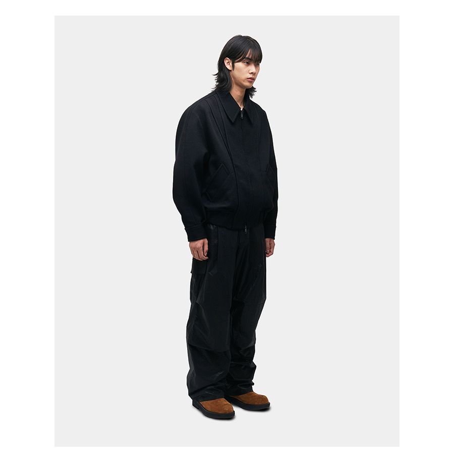 V*s様 coor Twist Panel Blouson Jacket M MUSINSA | COOR Wool Twill Blouson Jacket (Black)