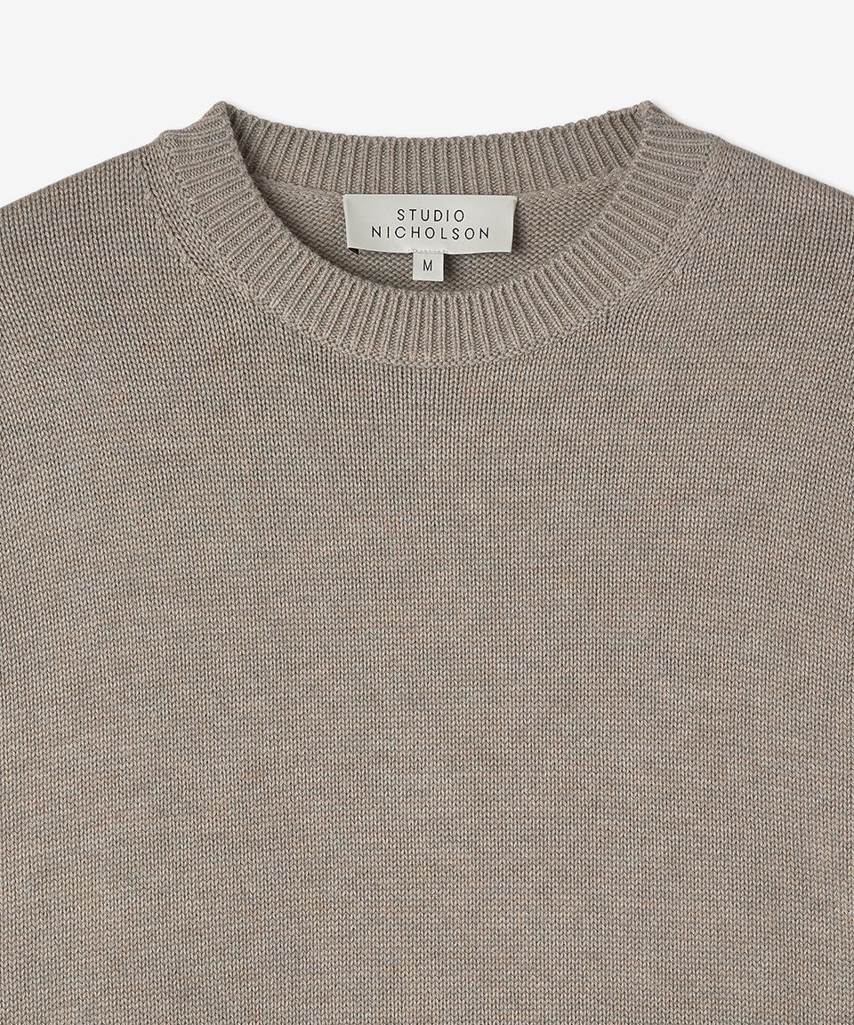 トップス STUDIO NICHOLSON NIMBUS KNIT BISCUIT MUSINSA | STUDIO NICHOLSON Men's Nimbus Knit - Biscuit