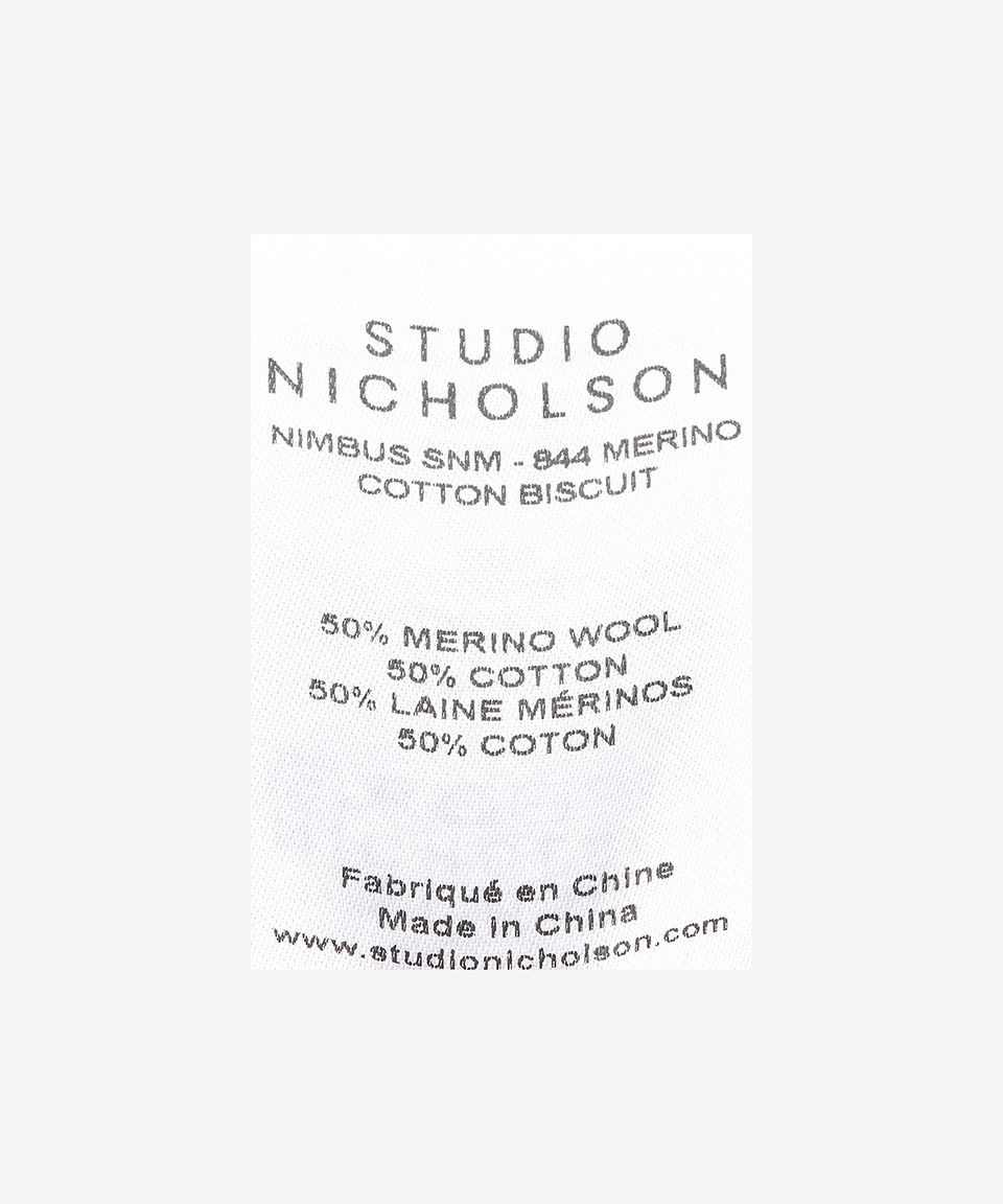 MUSINSA | STUDIO NICHOLSON Men's Nimbus Knit - Biscuit