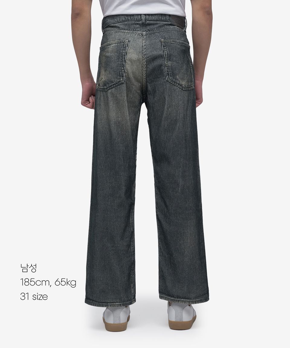 MUSINSA公式 | OUR LEGACY Third-cut corduroy digital printed denim