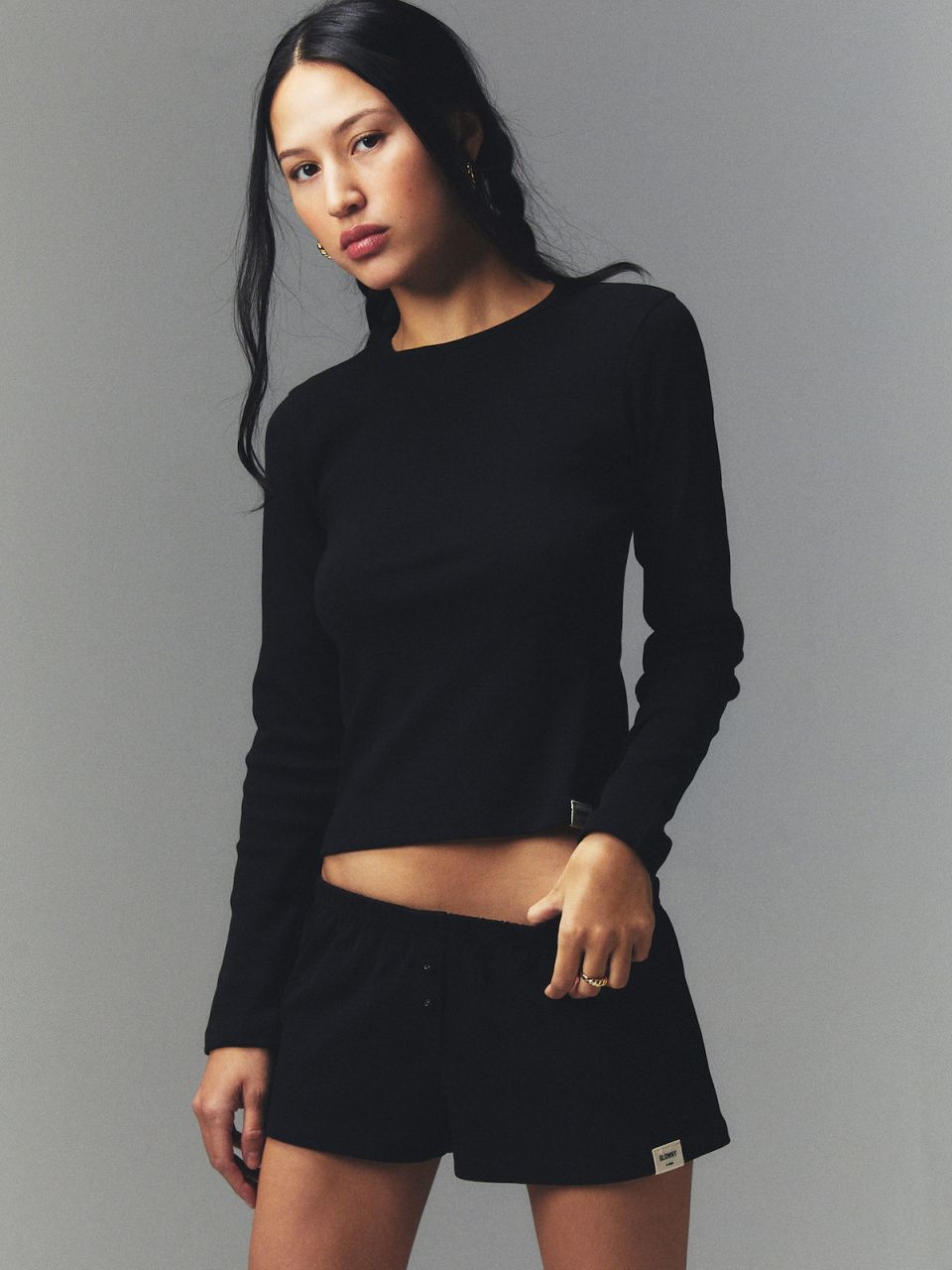 lcdc キャミ　glowny blackup cos musinsa SHAWL-COLLAR UTILITY JUMPSUIT - BLACK | COS GB