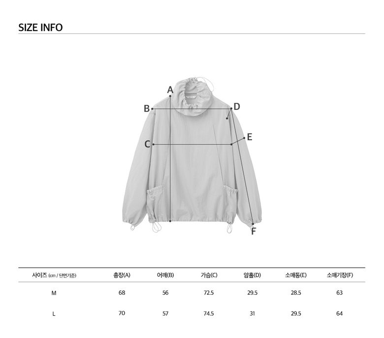 MUSINSA | MOONSUN UNISEX Four Pocket Wind Breaker Top [Hot Pink]