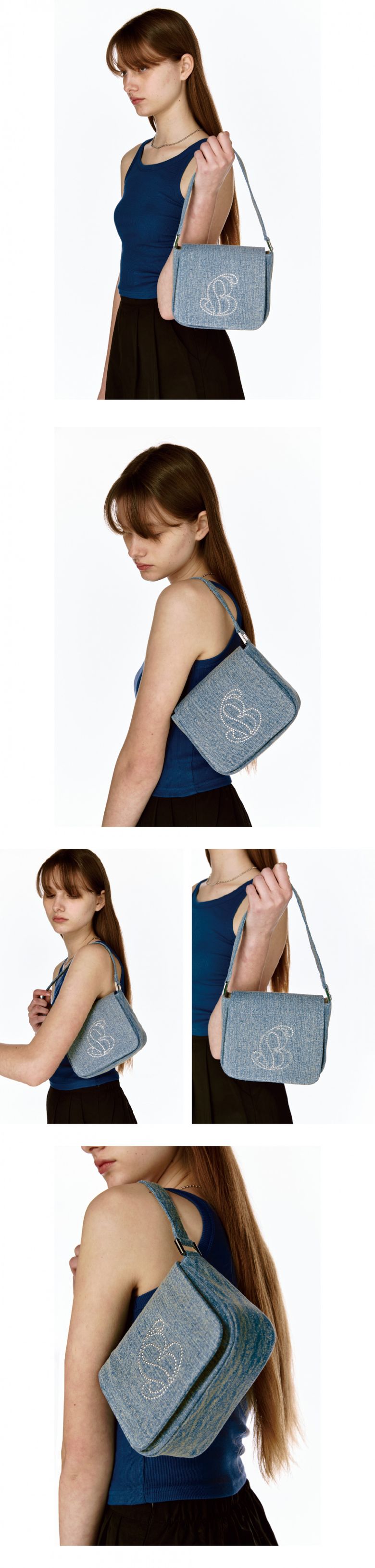 MUSINSA | FILLINTHEBLANK Vintage Denim Mini Bag