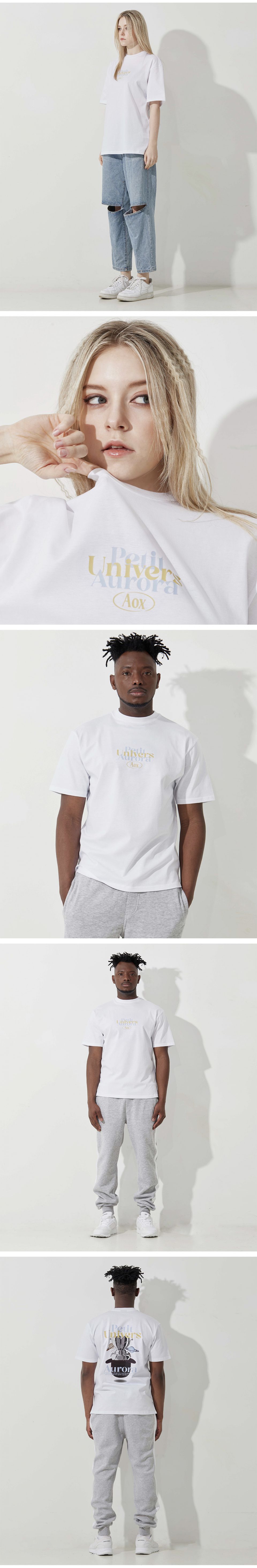 MUSINSA | AOX Aurora T-shirt (White)