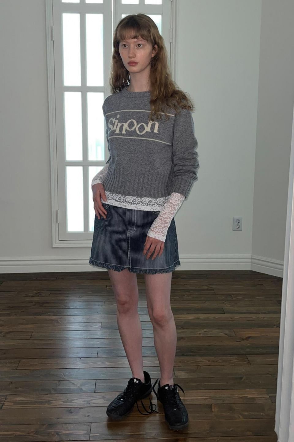 sinoon SINOON プルオーバーニット MUSINSA公式 | SINOON SINOON PULLOVER KNIT (GREY)