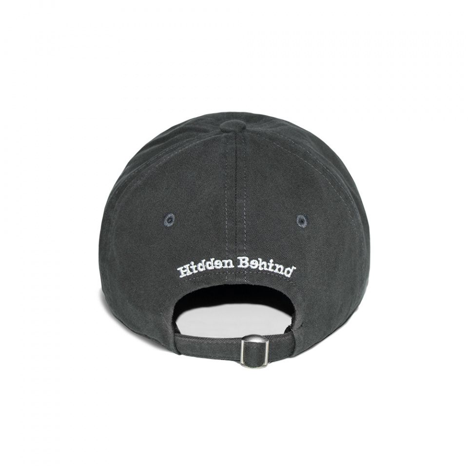 帽子 HIDDEN Logo Hat MUSINSA | HIDDEN BEHIND hide logo baseball cap (CHARCOAL)