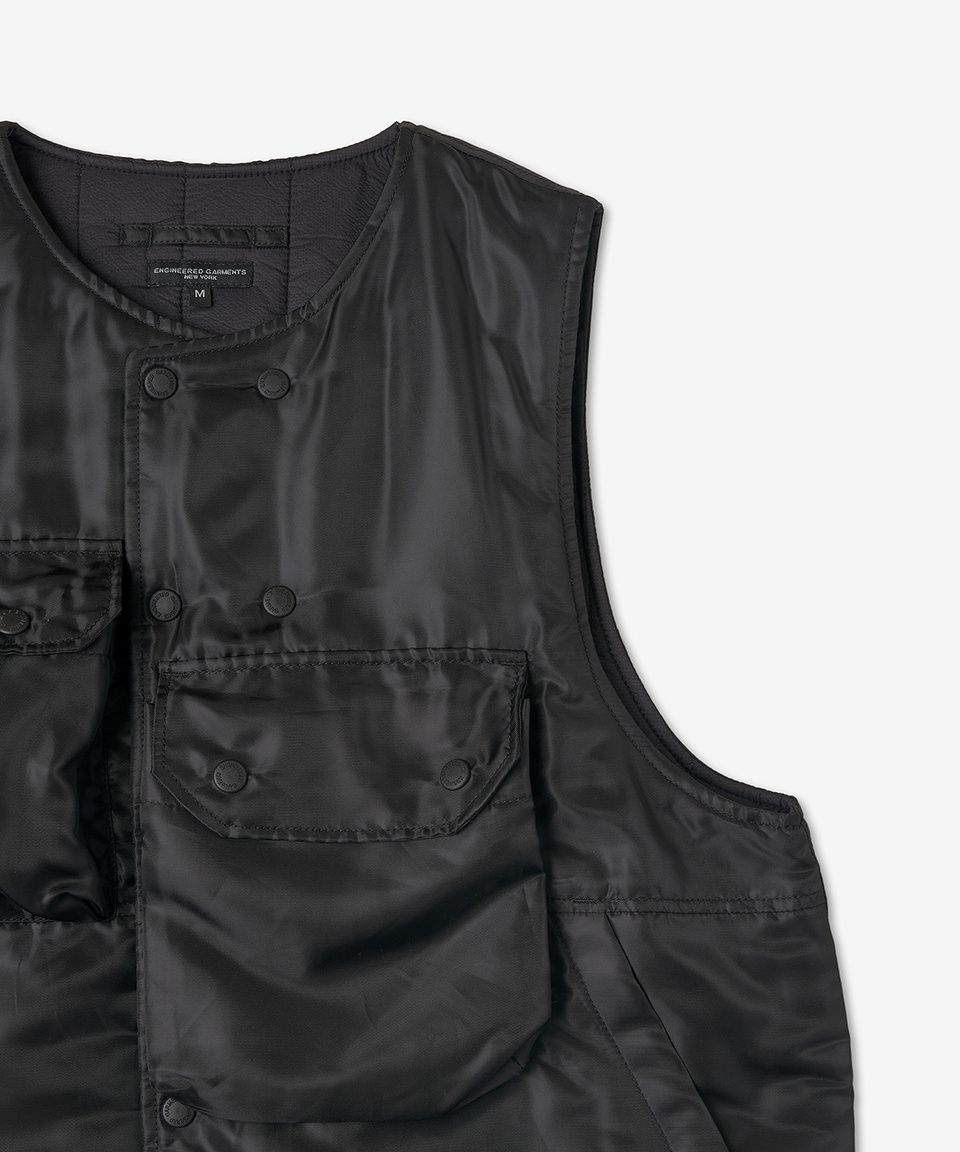 MUSINSA | ENGINEERED GARMENTS Cover Vest - Black / LN111CT133
