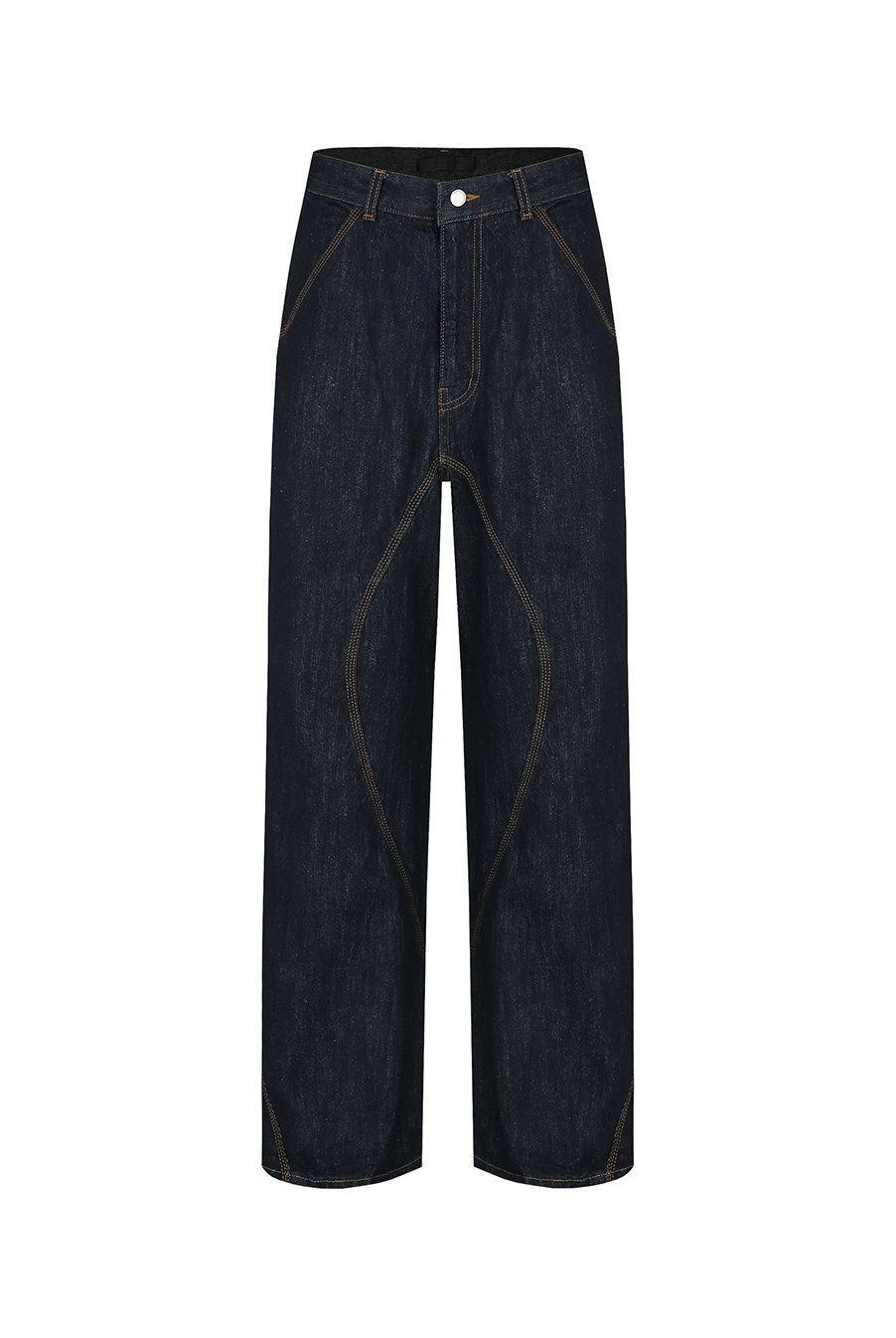 MUSINSA | 51PERCENT Tunnel lining wide pants - RAW