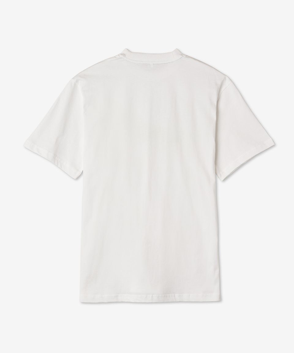 MUSINSA | SUNNEI Logo Print Short Sleeve T-Shirt - White