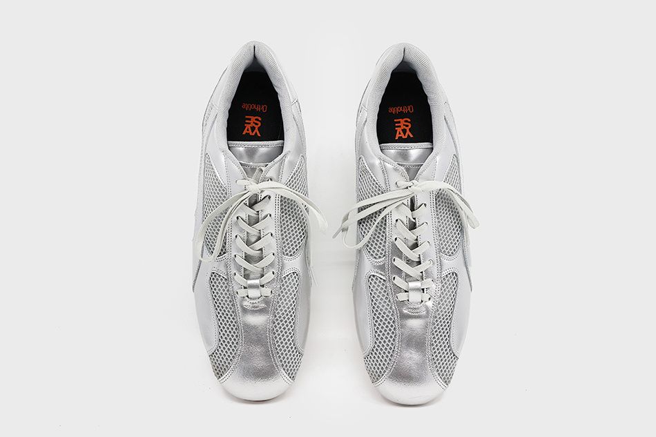 MUSINSA | YASE [Lab Series] Spider Leather Sneakers Silver