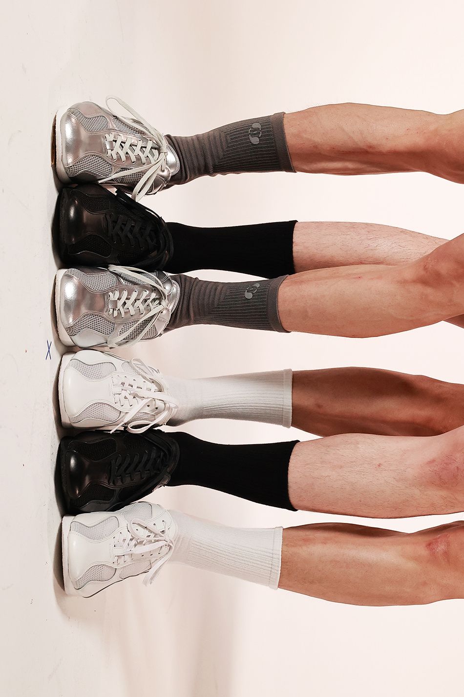 MUSINSA | YASE [Lab Series] Spider Leather Sneakers Black