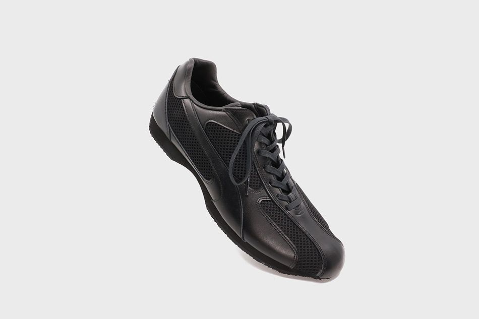 MUSINSA公式 | YASE [Lab Series] Spider Leather Sneakers Black