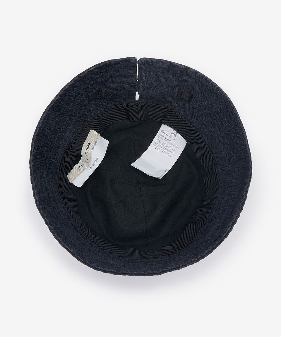 MUSINSA | 1017 ALYX 9SM Rollercoaster Buckle Bucket Hat - Black