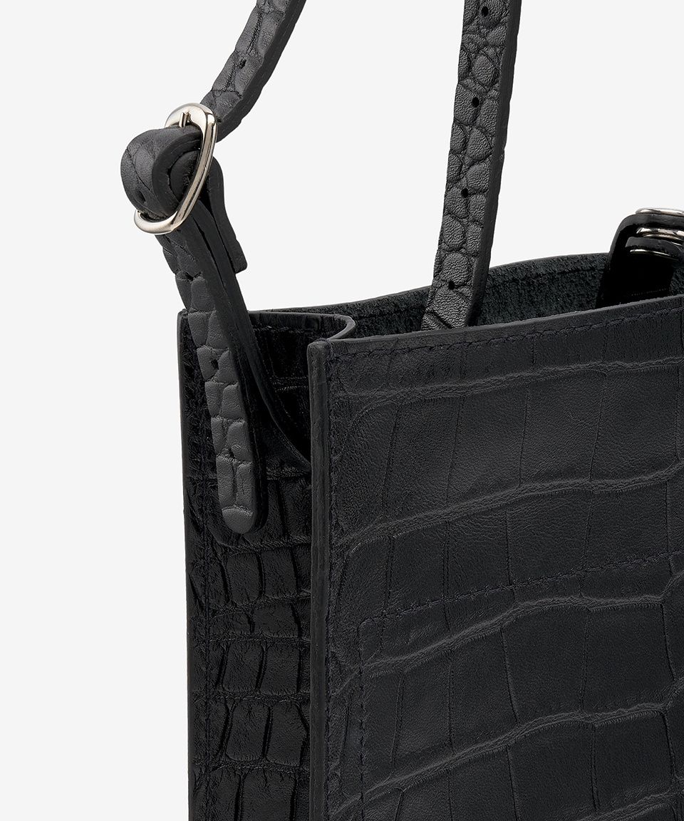 MUSINSA | OUR LEGACY Sub Tote Bag - Black / A2218SBL