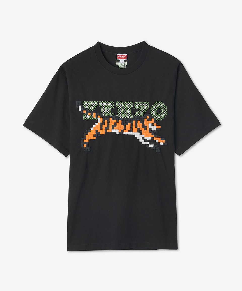 MUSINSA公式 | KENZO 男性オーバーサイズピクセル半袖Tシャツ