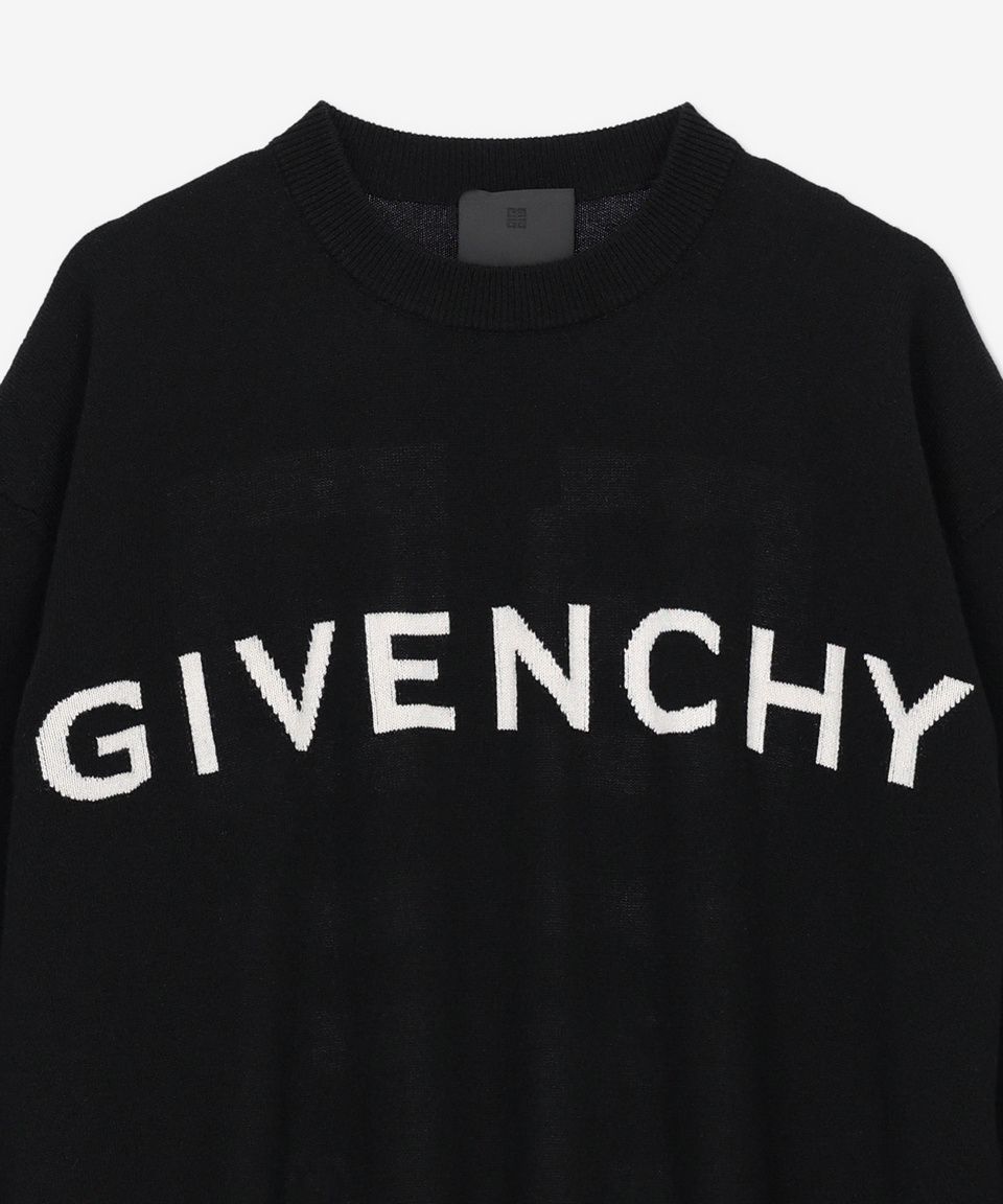 MUSINSA公式 | GIVENCHY 4G Logo Knitwear - Black / BW90CU4Z9S004