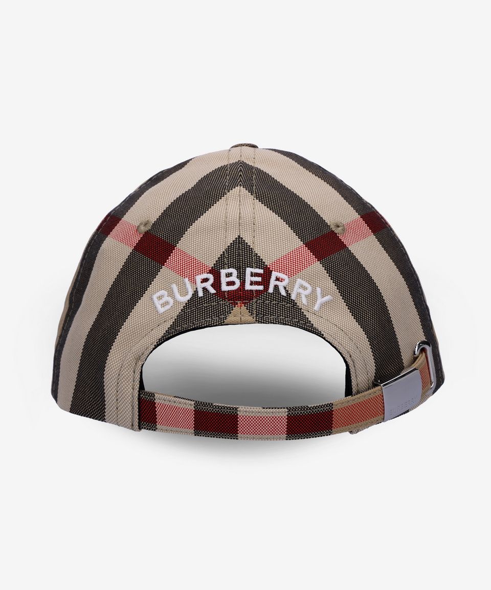 Burberry レディース　キャップ MUSINSA | BURBERRY Embroidered Logo Check Baseball Cap - Beige