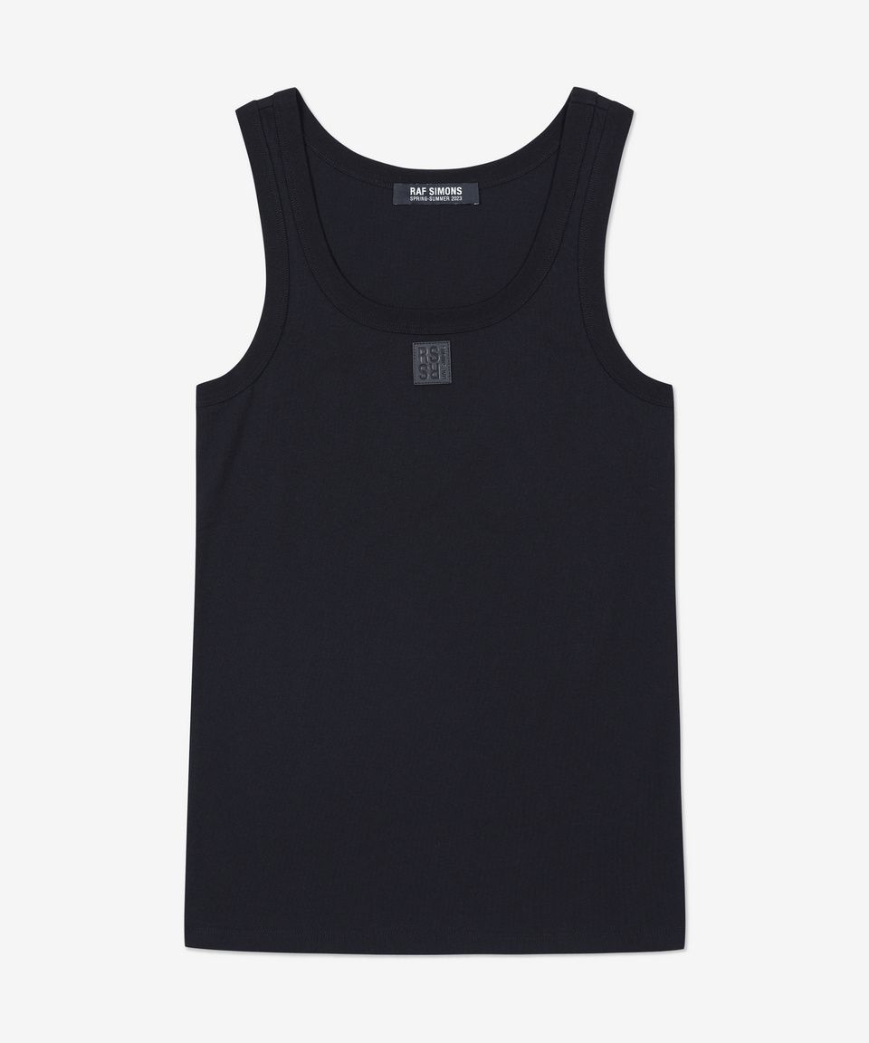 MUSINSA公式 | RAF SIMONS スモールレザーパッチタンクトップ