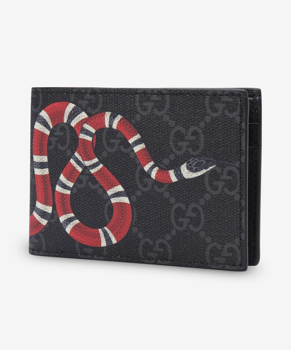 【美品】GUCCI GG スプリーム キングスネーク 二つ折り財布 MUSINSA公式 | GUCCI キングスネークプリントGGシュプリーム二つ折り