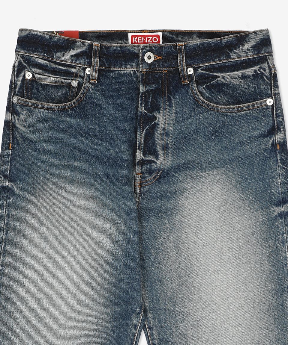 MUSINSA公式 | KENZO ストレートカットアサガオデニムパンツ