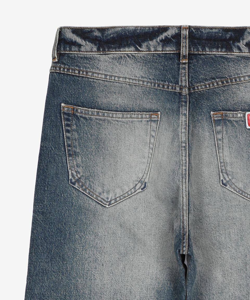 MUSINSA公式 | KENZO ストレートカットアサガオデニムパンツ