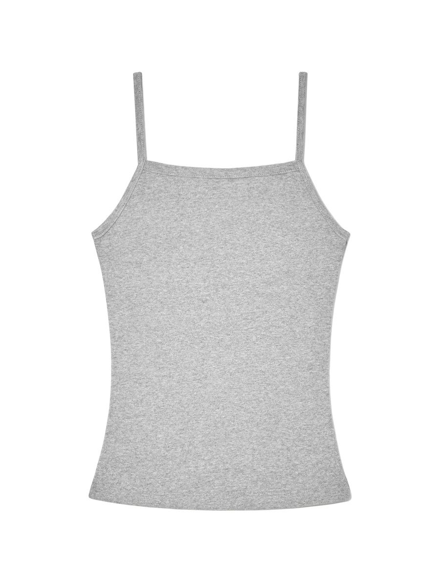 MUSINSA公式 | GLOWNY G CLASSIC CAMISOLE (GRAY)