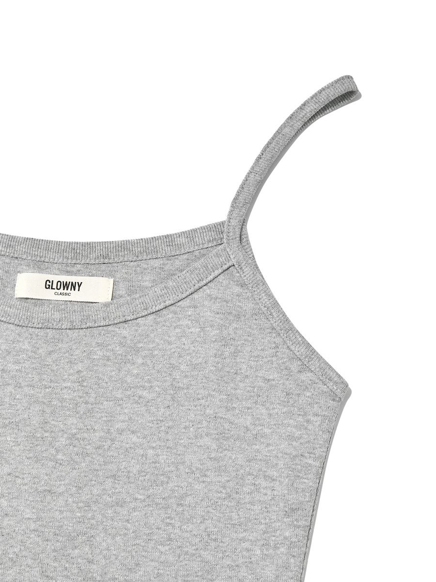 MUSINSA公式 | GLOWNY G CLASSIC CAMISOLE (GRAY)