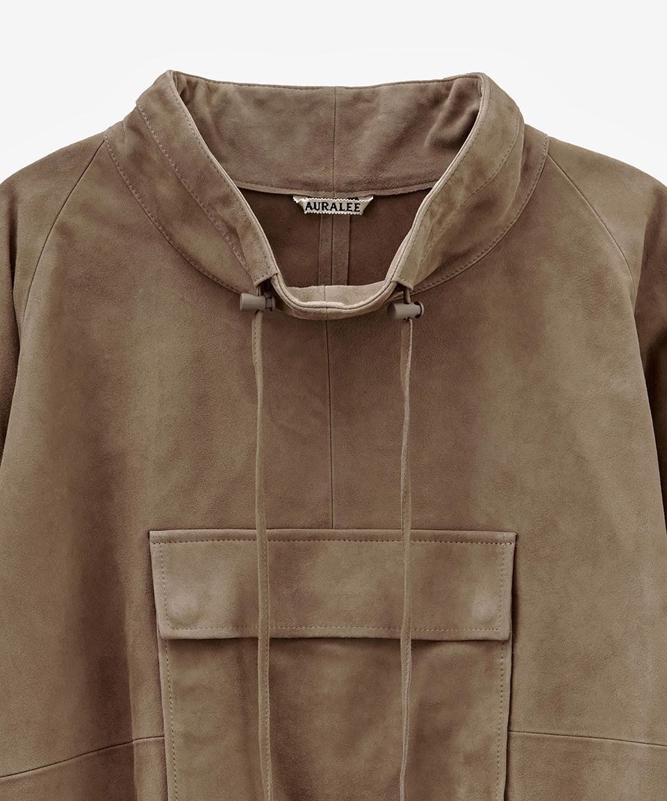 AURALEE 23SS ゴートスウェードプルオーバーブルゾン 3サイズ 中古・古着通販】AURALEE (オーラリー) 23SS GOAT SUEDE P/O BLOUSON