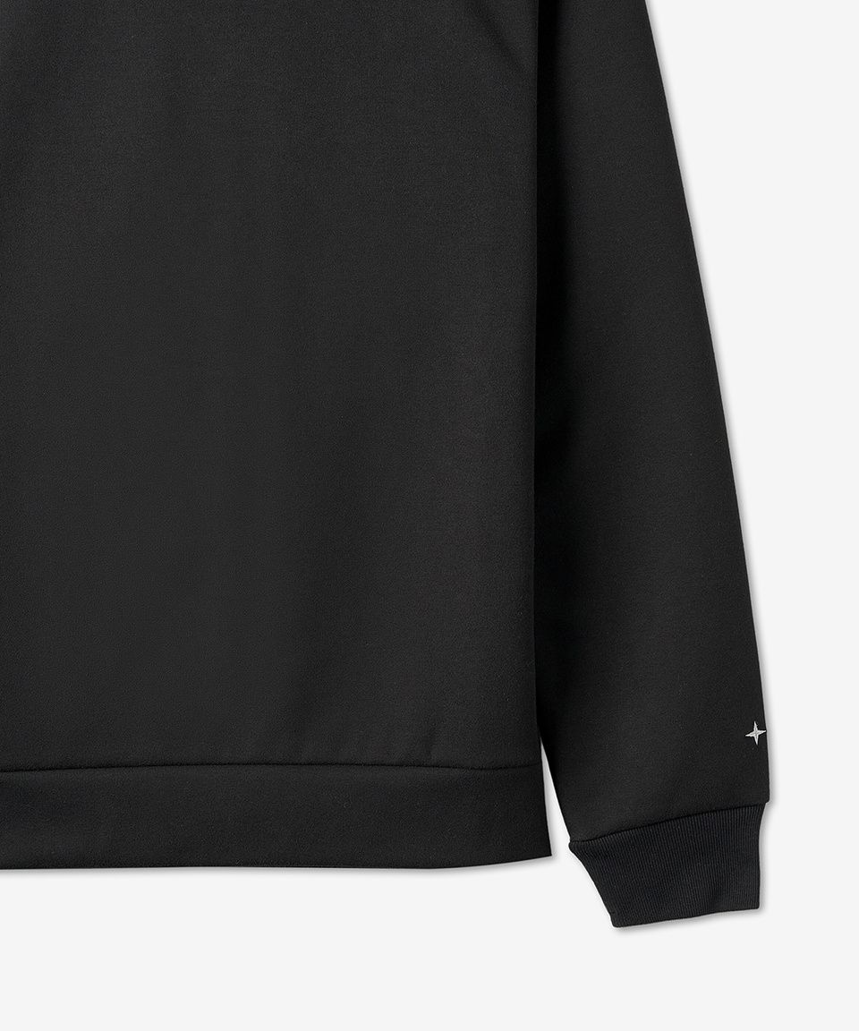 MUSINSA | STONE ISLAND Men's Stellina Sweatshirt - Black