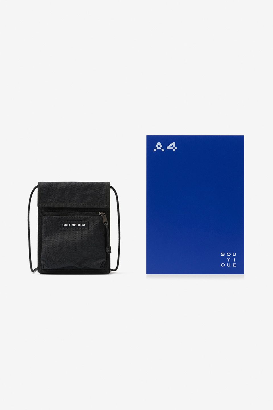 MUSINSA | BALENCIAGA Men's Explorer Pouch Bag - Black