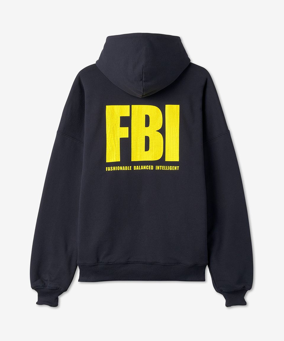 MUSINSA | BALENCIAGA Reversible FBI Tiger Hoodie - Black: Navy