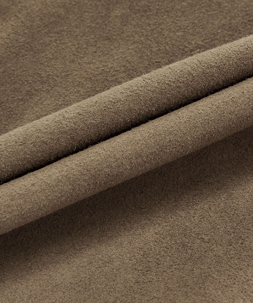 MUSINSA公式 | AURALEE Goat Suede Shorts - Khaki Beige / A23SP02LSKHBE