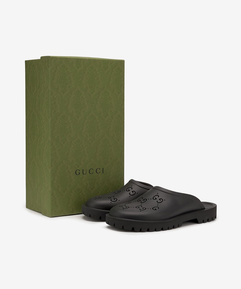 MUSINSA公式 | GUCCI スリッポンサンダル - ブラック / 655517JFB001000