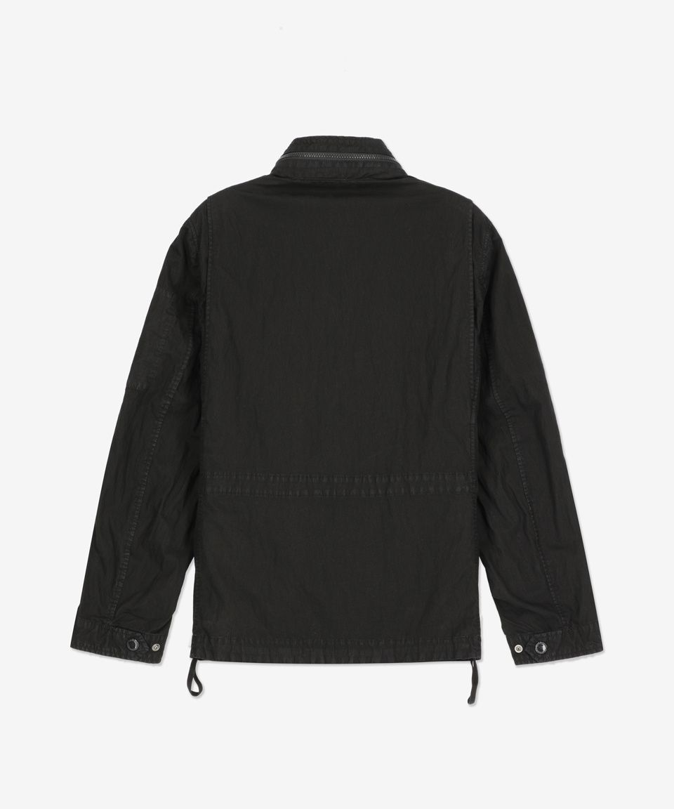 C.P.COMPANY ミリタリージャケット 50 ブラックモールスキン MUSINSA | CP Company 50 Philly Black Field Jacket - Black