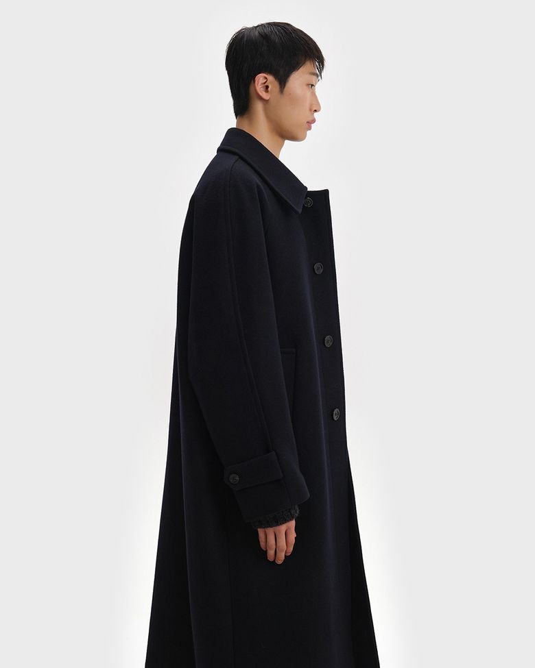 モルガン ウールカシミア ベルテッド コート 美品】TAGLATOREロング 