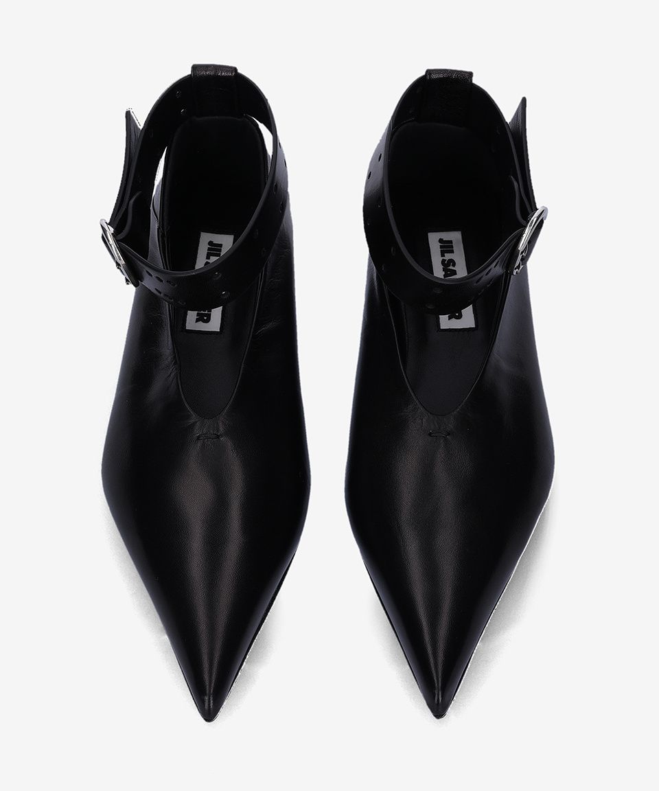 MUSINSA公式 | JIL SANDER アンクルストラップフラットシューズ