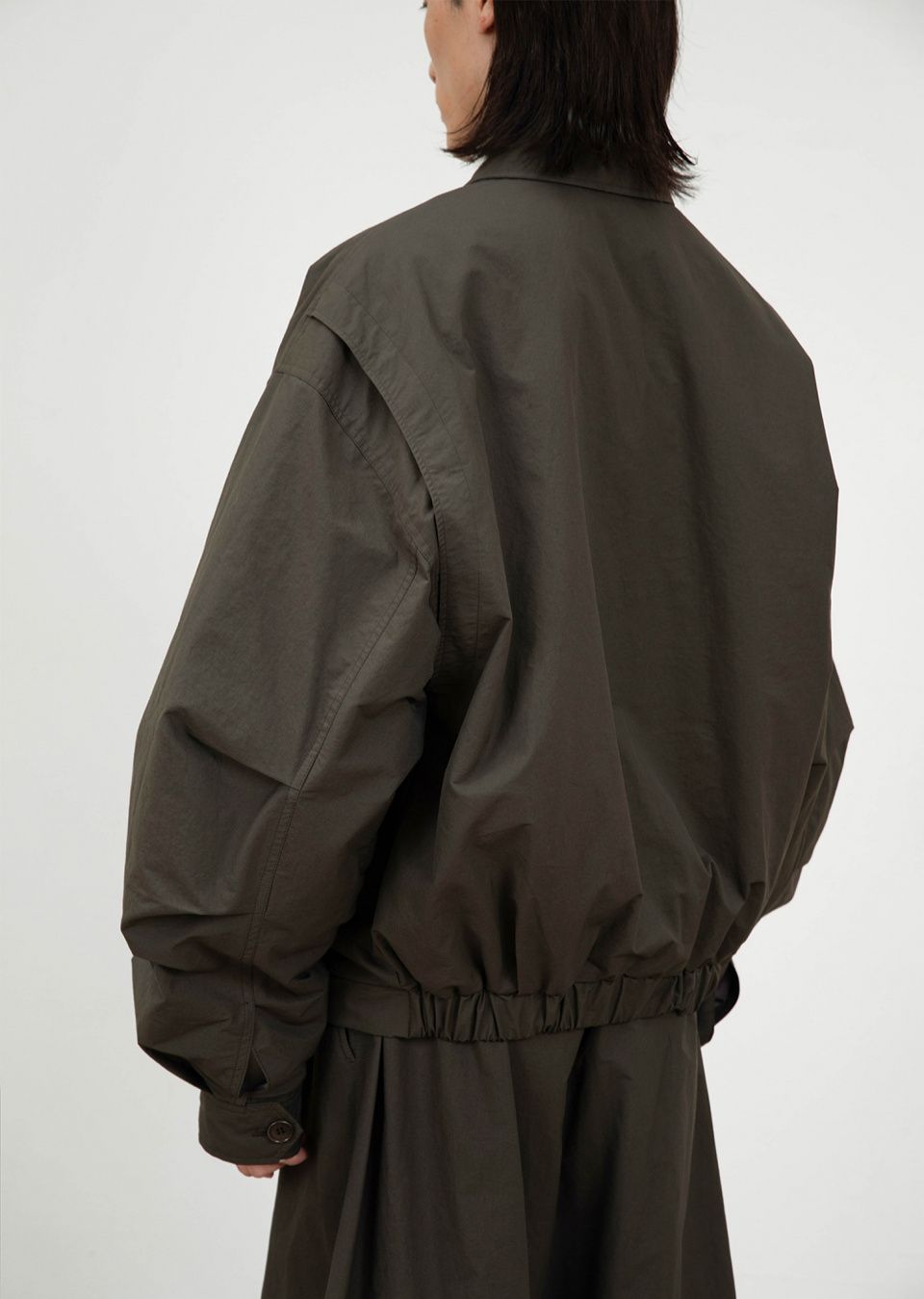 MUSINSA公式 | AMOMENTO PADDED COTTON NYLON JUMPER (2 COLORS)