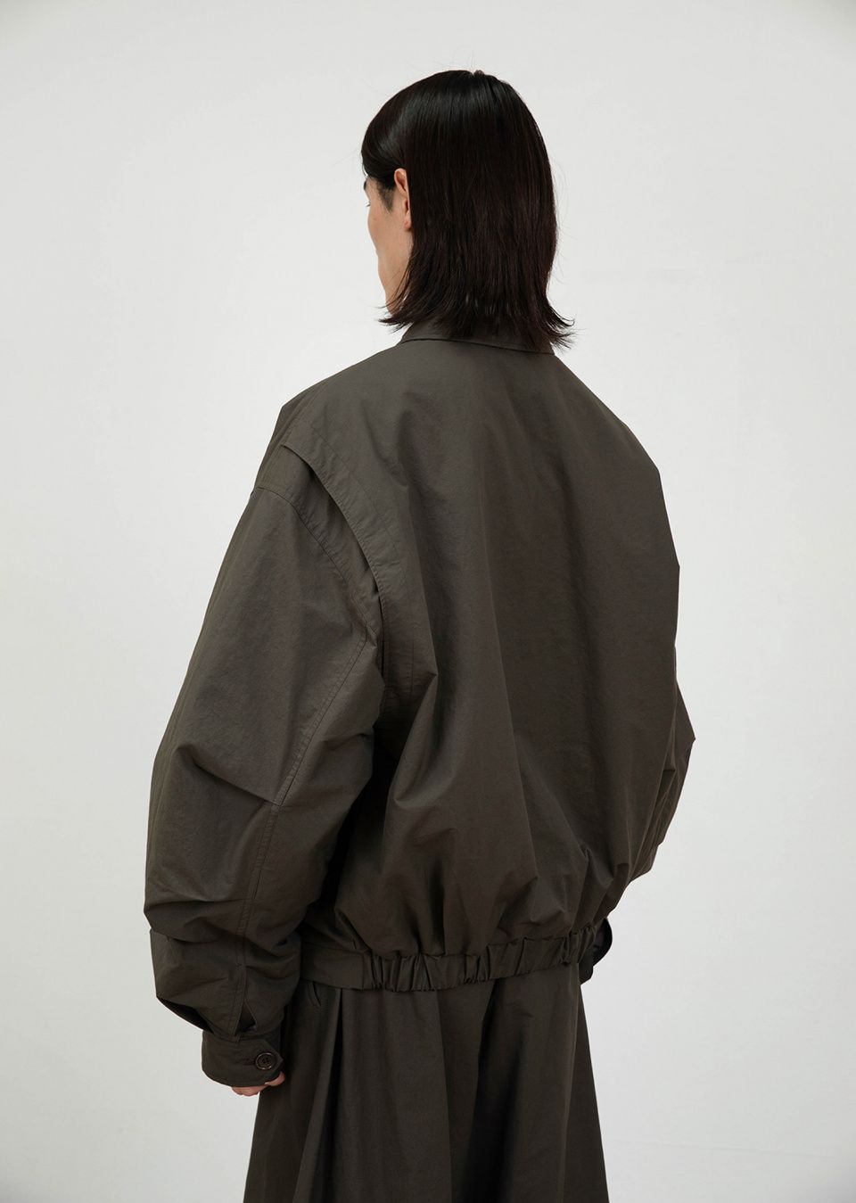 MUSINSA公式 | AMOMENTO PADDED COTTON NYLON JUMPER (2 COLORS)