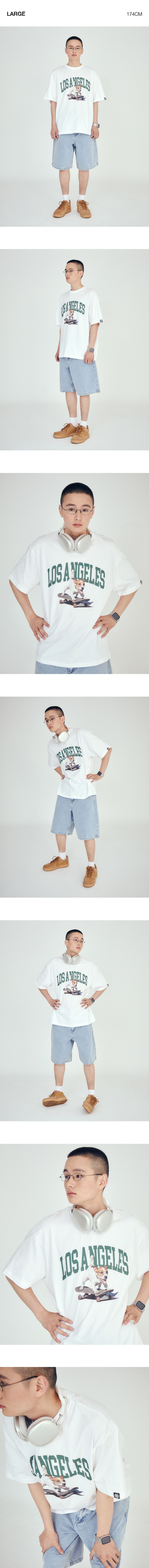 비전스트릿웨어(VISION STREETWEAR) VSW Puppy T-Shirts White