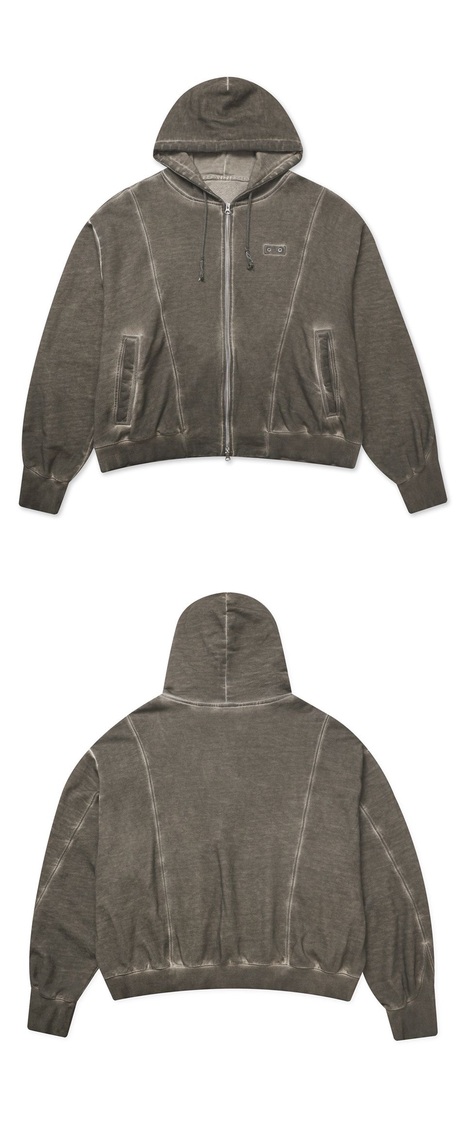 【GRAILZ】LUNAR ZIP HOODIE ★送料・関税込★大人気★ MUSINSA | GRAILZ LUNAR ZIP HOODIE [BROWN]