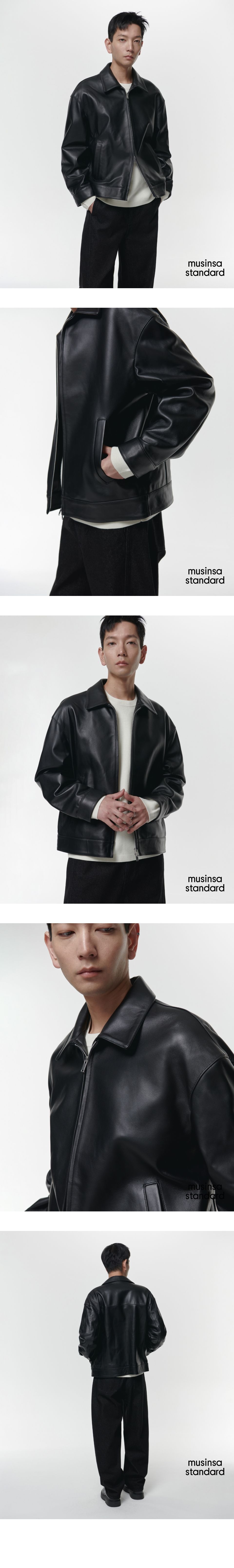 MUSINSA | MUSINSA STANDARD LAMBSKIN OVERSIZED SINGLE BREASTED