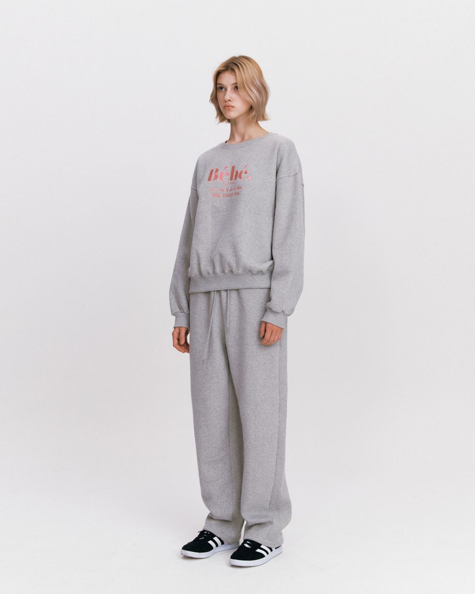 NOIRNINE Bébé Sweatshirts [Beige] MUSINSA | NOIRNINE Bebe Noir Sweatshirt - Gray