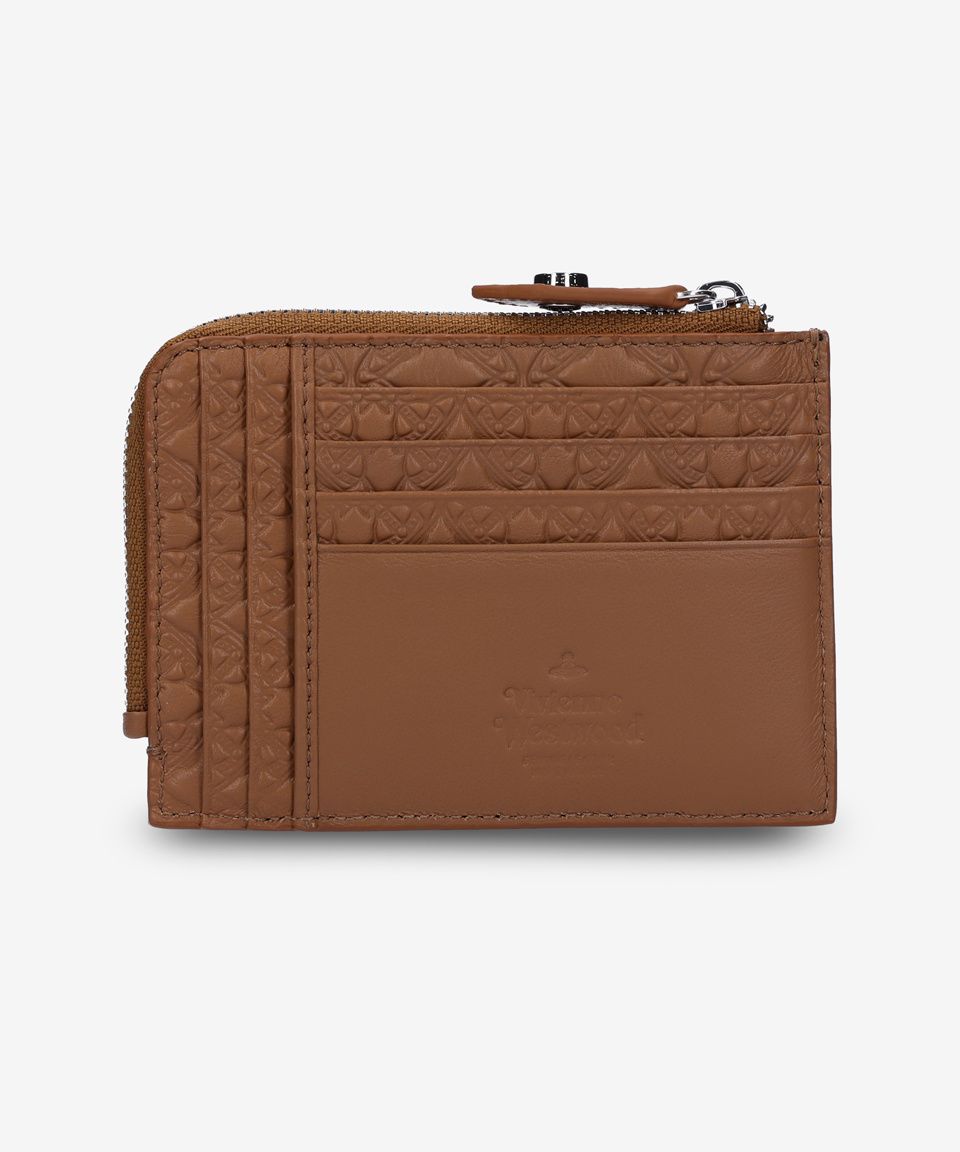 MUSINSA | VIVIENNE WESTWOOD Public Embossed Zipper Card Holder