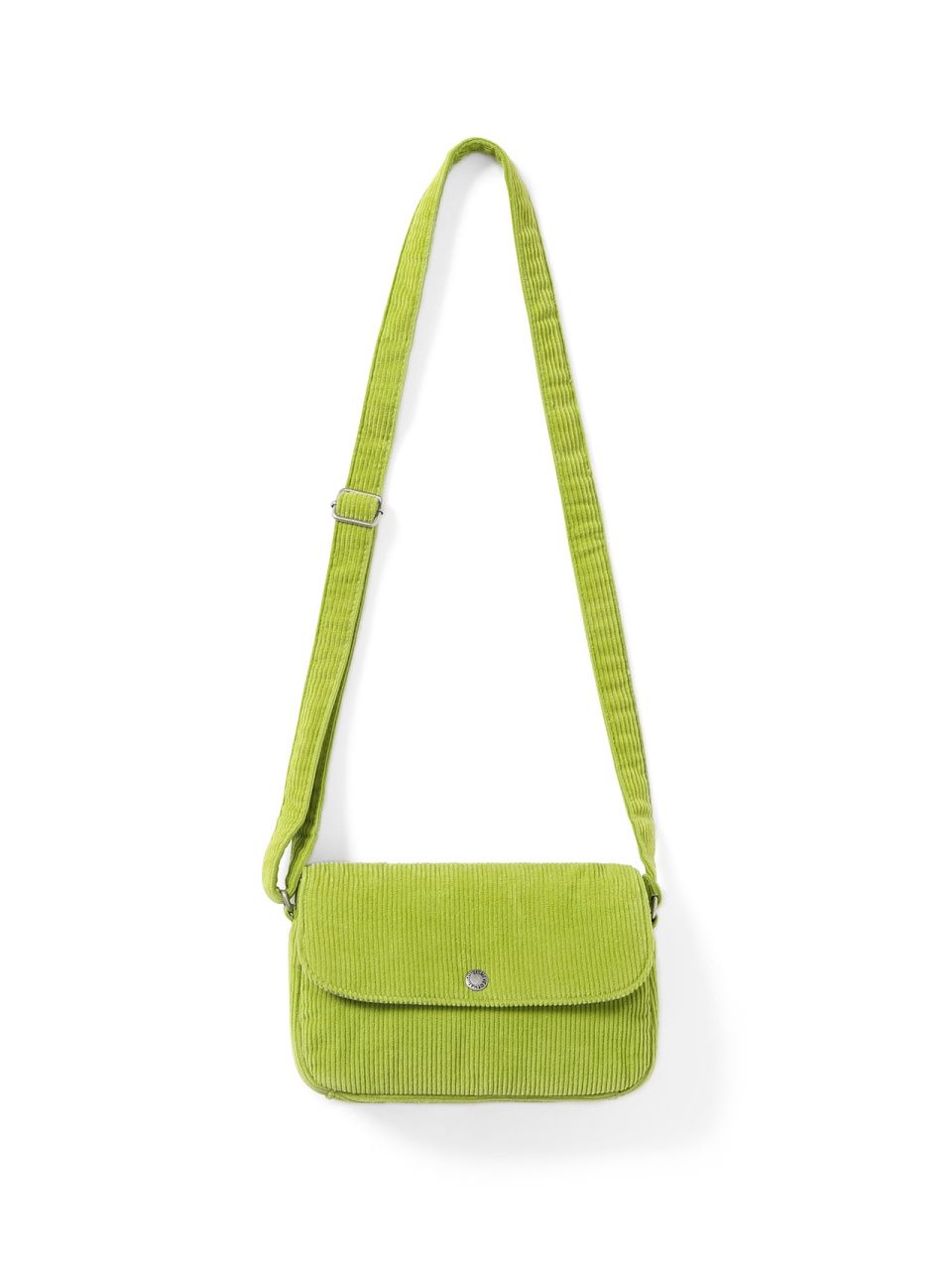 MUSINSA公式 | thisisneverthat Wide Wale Cord Shoulder Bag Lime