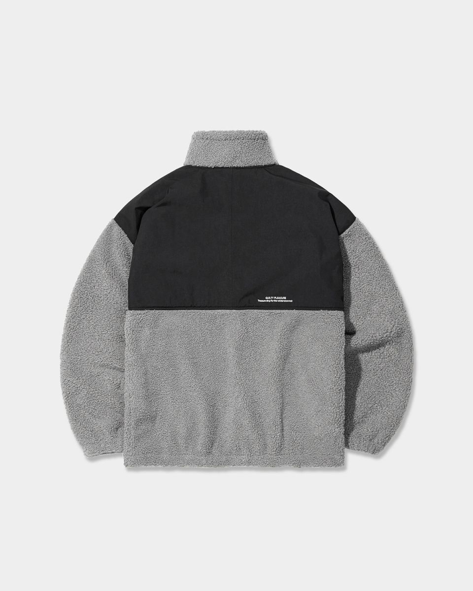 MUSINSA | DIMITO (PLAYBOY x DIMITO) FLEECE JACKET GREY