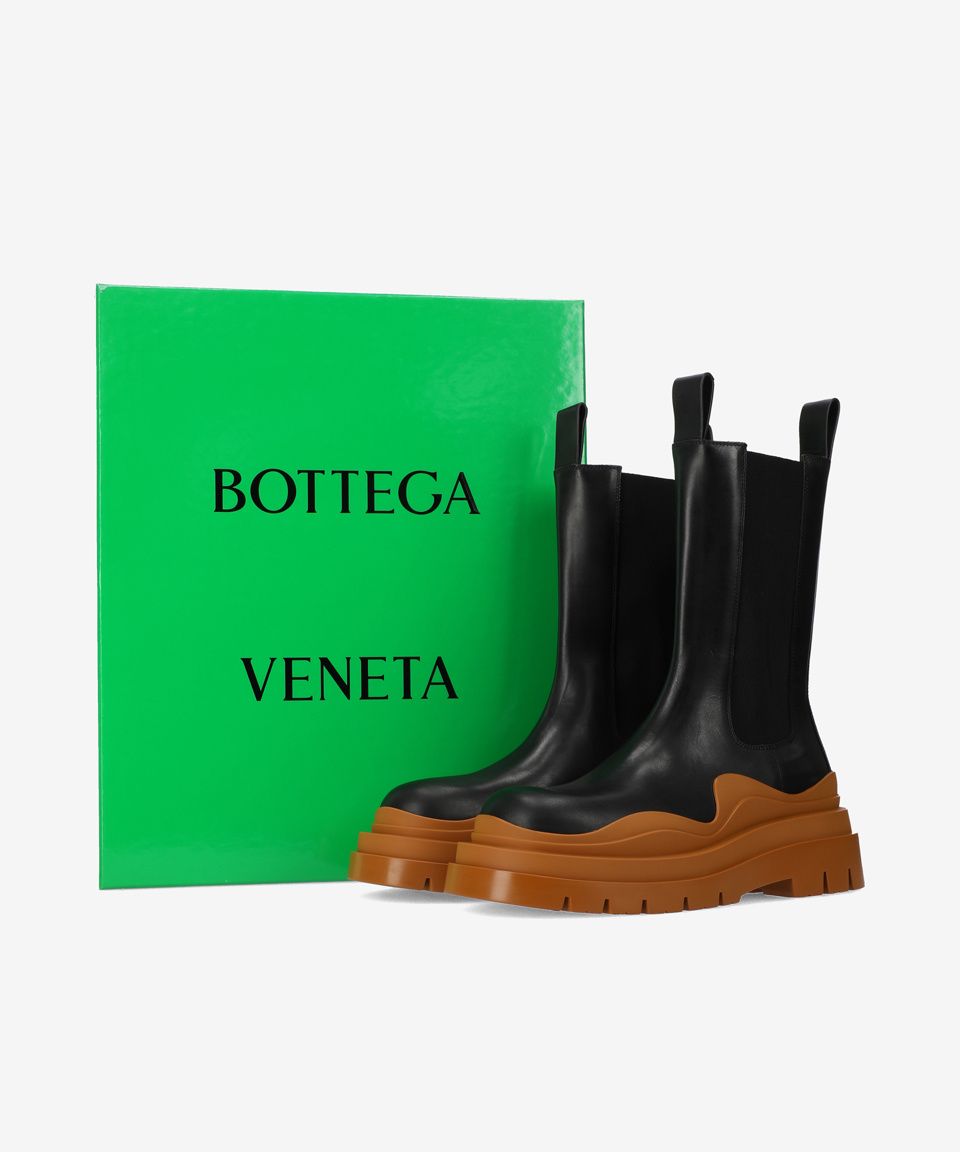 MUSINSA公式 | BOTTEGA VENETA タイヤチェルシーブーツ - ブラック