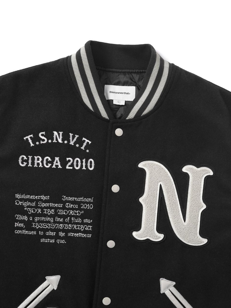 ずっと真夜中でいいのに。VARSITY JACKET(Navy) L ずっと真夜中でいいのに。VARSITY JACKET(Navy)Lサイズ