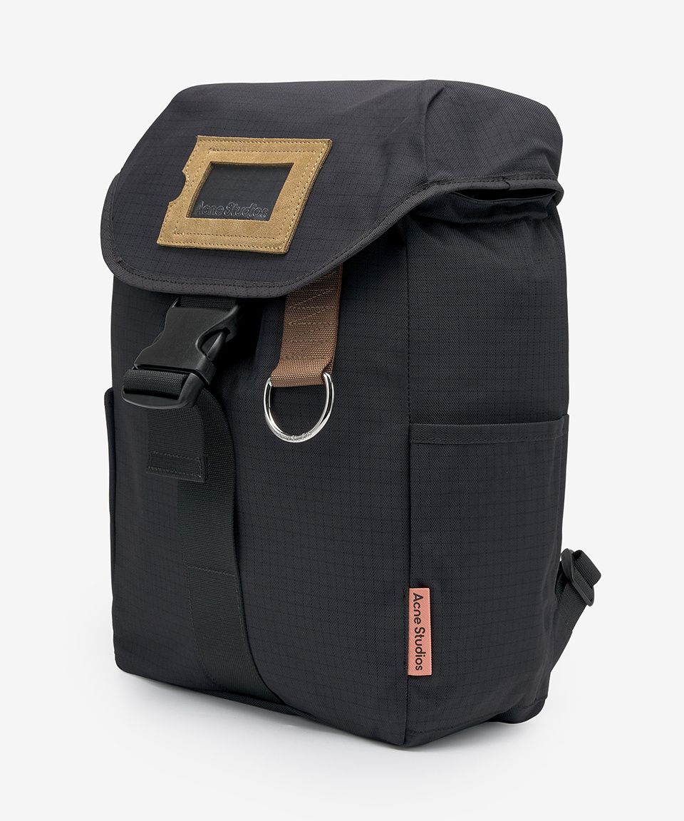MUSINSA | ACNE STUDIOS Women's Ripstop Nylon Backpack - Black