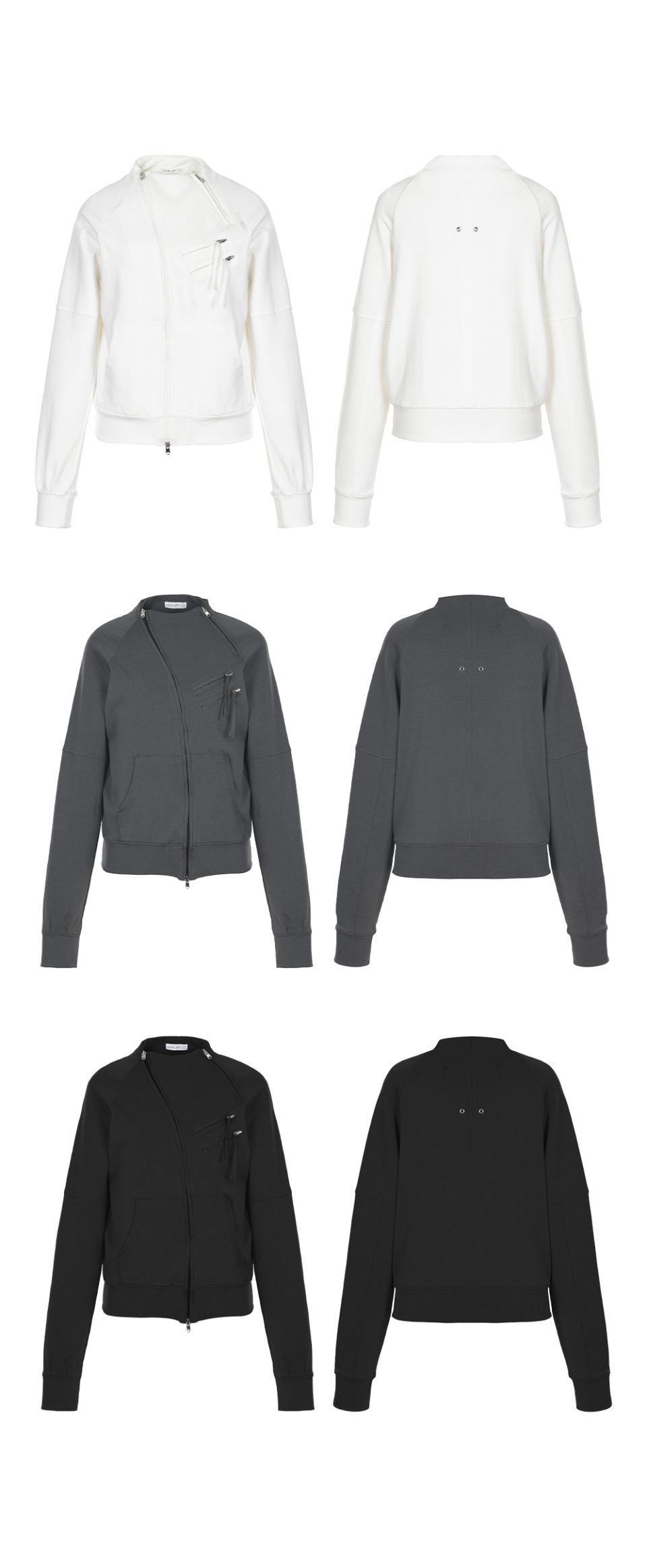 ジャケット・アウター NACHE ZIP DETAIL TRACK JERSEY CHARCOAL MUSINSA公式 | NACHE ZIP DETAIL TRACK JERSEY CHARCOAL