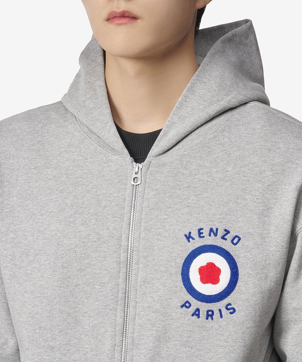 MUSINSA公式 | KENZO パリロゴジップアップフードパーカー - グレー